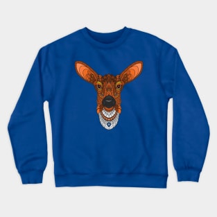 Zentangle Deer Crewneck Sweatshirt